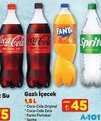 COCA-COLA GAZLI İÇECEK KOLA 1,5 L